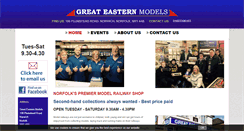 Desktop Screenshot of greateasternmodels.co.uk