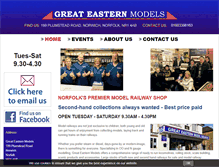 Tablet Screenshot of greateasternmodels.co.uk